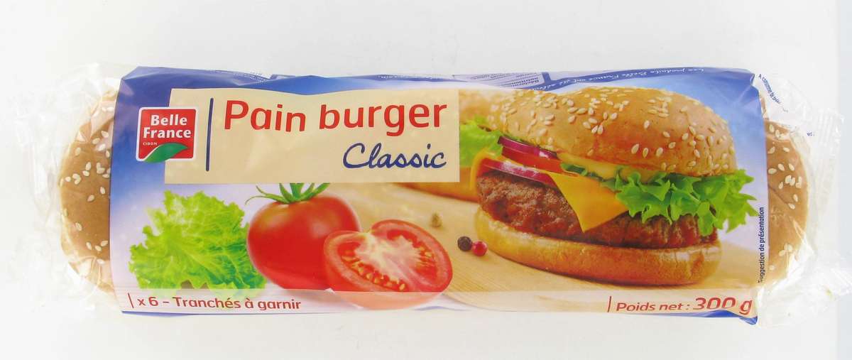 6 PAINS HAMBURGER 300G
