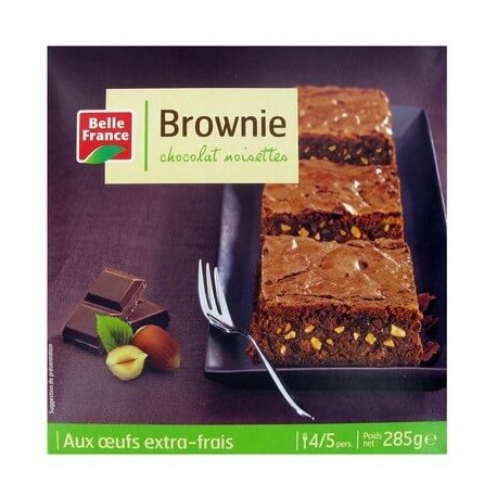 BROWNIE CHOCOLAT NOISETTE 285G BELLE FRANCE
