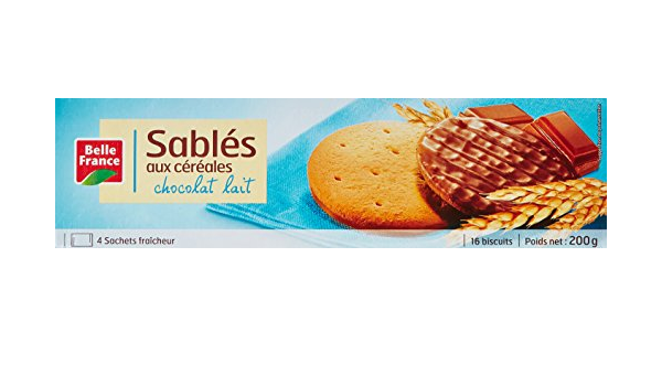 ET.4 SAC.4 SABLE CEREALES CHOCLAIT 195G BEL.FRANCE