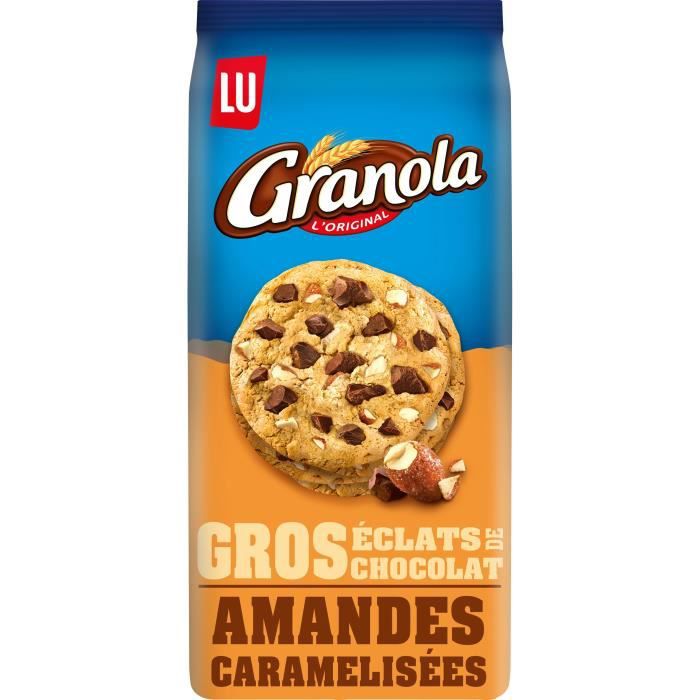 GRANOLA EXTRA COOKIES AUX AMANDES 184G LU