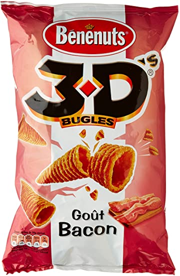 SAC.BUGLES 3D'S BACON 85G