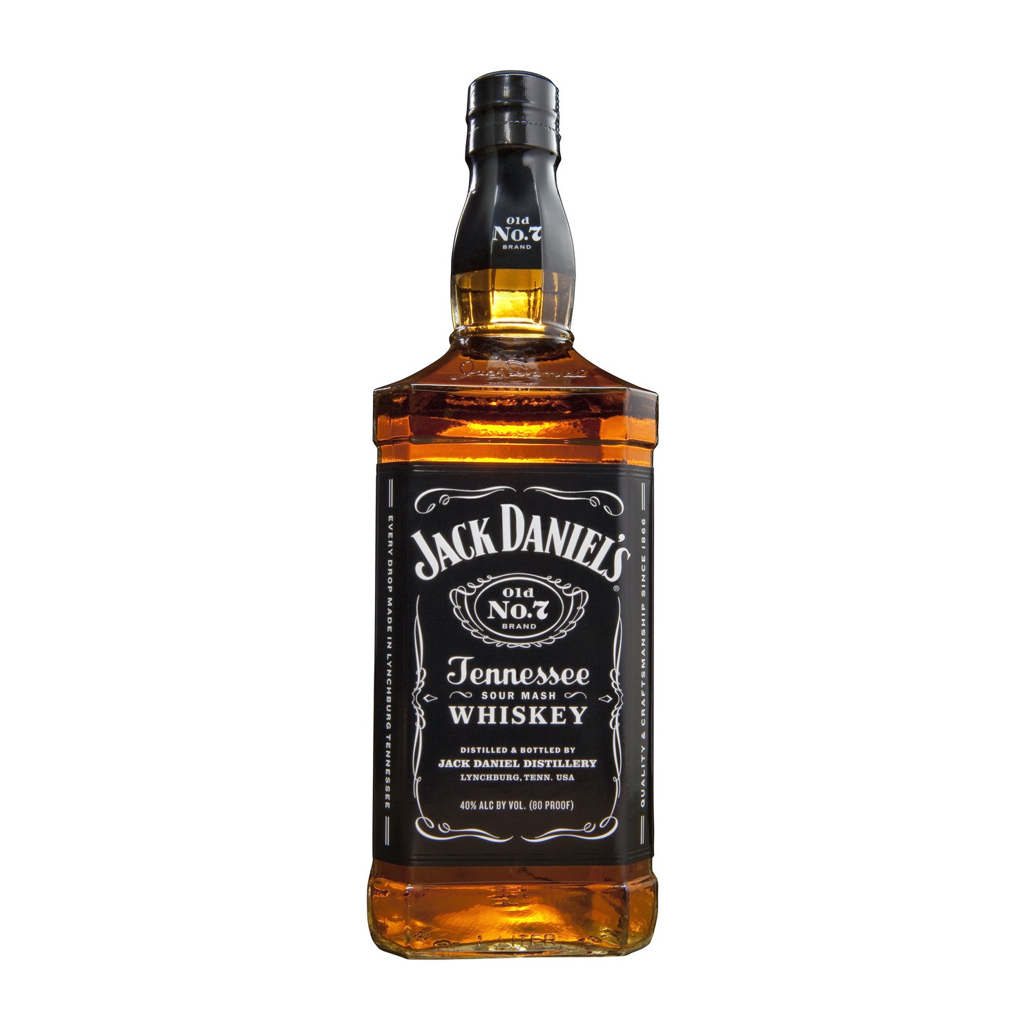 Whisky Tennessee Old n°7 JACK DANIEL'S - la bouteille de 70 cL rapidmarket.fr