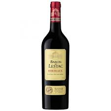 1 2 BORDEAUX ROUGE BARON DE LESTAC 2018