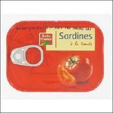 1 5 SARDINES A LA TOMATE 135G O.FACIL.BELLE FRANCE