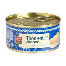 16 THON ENTIER ALBACORE AU NATUREL BELLE FRANCE
