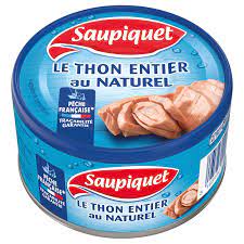 16 THON ENTIER NATUREL PECHE FRANCAISE SAUPIQUET