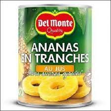 3 4 ANANAS 10 T.ENTIERES 565G DELMONTE