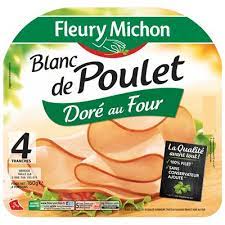4 T.BLANC POULET DORE AU FOUR 160G F.MICHON