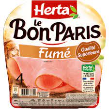 4 T.JAMBON BON PARIS FUME D.D 140G HERTA