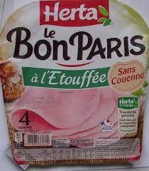4 T.LE BON PARIS ETOUFFEE SANS COUENNE 170G HERTA