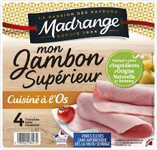 4 T.LE GOURMET JAMBON A L'OS 160G MADRANGE