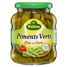 BOCAL PIMENTS VERTS 165G KHUNE