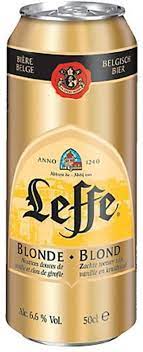 BOITE 50CL LEFFE BLONDE 6°6 BIERE D'ABBAYE
