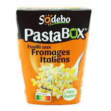 BOX FUSILLI AUX FROMAGE ITALIENS 300G SODEBO