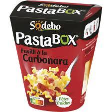 BOX FUSILLI CARBONARA 300 SODEBO
