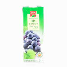 BRIQUE PUR JUS DE RAISIN 100% BELLE FRANCE 1L