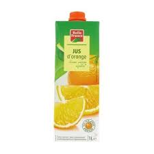 BRIQUE PUR JUS D'ORANGE 100% BELLE FRANCE 1L