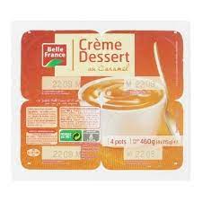 CREME DESSERT AU CARAMEL 4X115 BELLE FRANCE