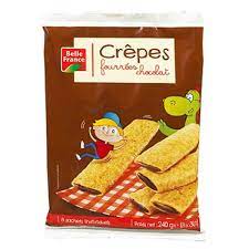 CREPES FOURREES CHOCOLAT X8 240G BELLE France