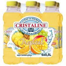 CRISTALINE 6X50CL AROMATISEE JUS TROPICAL