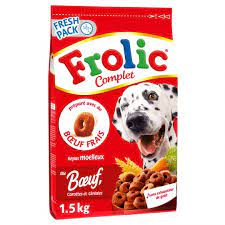 CROQUETTES CHIEN AU BOEUF 1KG5 FROLIC
