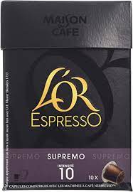 ETUI 10 CAPS.SUPREMO OR ESPRESSO
