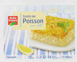 GRATIN DE POISSON 450G