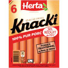 KNACKI 6 ORIGINAL-25% SEL 35G HERTA