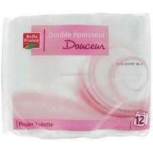 L.12 RLX PAPIER. HYG. DOUCEUR 2 PLI BELLE FRANCE
