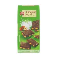 L.2 T.100G LAIT EXTRA-FIN NOISETTES BELLE FRANCE