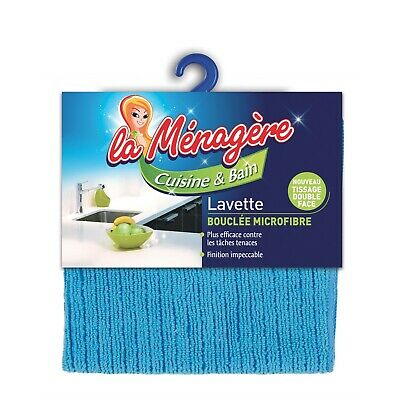 LAVETTE MICROFIBRE BOUCLE 31X32 LA MENAGERE