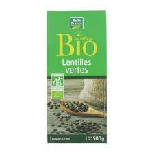 LENTILLES VERTES BIO 500G BELLE FRANCE