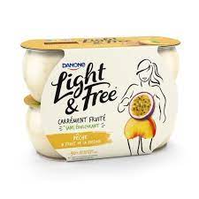 LIGHT & FREE PECHE PASSION 4X120G DANONE