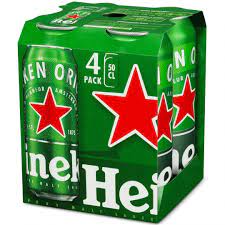 LOT-4BTE 50CL HEINEKEN 5°