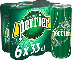LOT 6 BOITES 33CL PERRIER NATURE