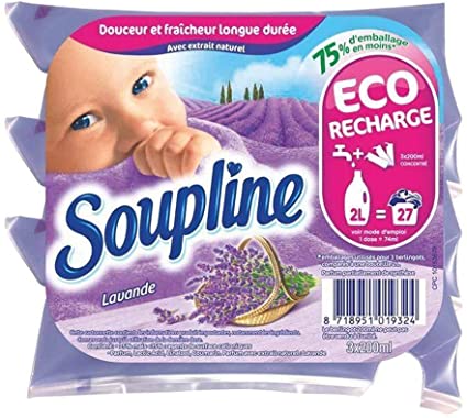 LOT.3 SOUPLINE LAVANDE 200ML