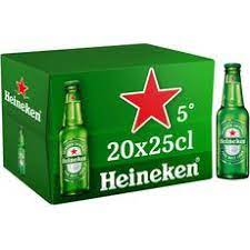 PACK 20X25CL HEINEKEN 5°