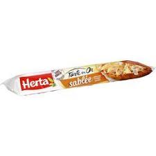 PATE SABLEE ROULEE 235G TARTE EN OR HERTA