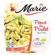 PENNE POULET GRILLE PESTO 280G MARIE
