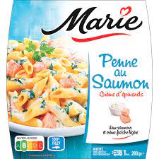 PENNE SAUMON CREME EPINARD 280G MARIE