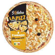 PIZZA 4 FROMAGES FONDANTS 470G SODEBO