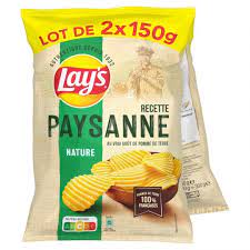 SA.CHIPS PAYSANNES NATURE 150G LAY'S