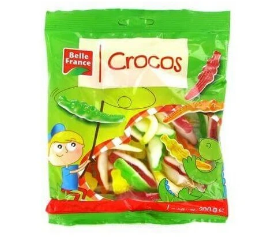 SAC.200G CROCODILES LISSE BITEXTURE BELLE FRANCE