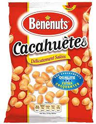 SAC.CACAHUETES GRILLEES & SALEES 220G BENENUTS
