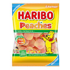 SACH.BONBONS PEACHES 250G HARIBO