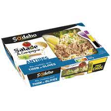 SALADE ANTIBES 320G SODEB 'THON RIZ OEUF CRUDIT OLI