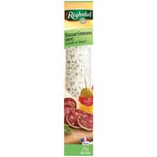 SAUCISSON SEC VOLAILLE BOEUF 170G REGHALAL