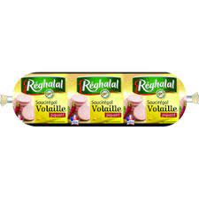 SAUCISSON VOLAILLE NATURE 230G REGHALAL