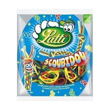 SCOUBIDOU LACETS FRUITES 200G LUTTI