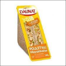 SDW.CLUB CLASSIQUE POULET ROTI MAYON.160 DAUNAT